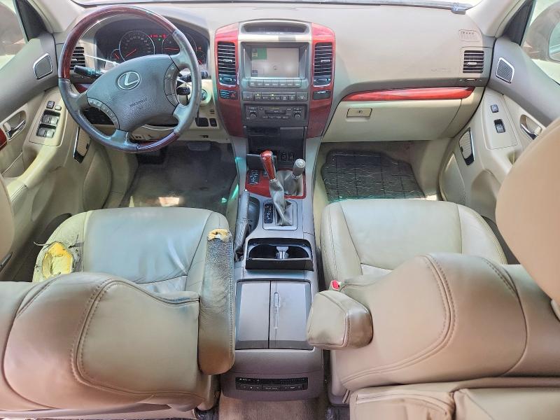 2009 Lexus Gx 470 VIN JTJBT20X190176333 COPART salvage auction — SIDE, TX - SALVAGE VEHICLE TITLE (P), sold $4,300 on 2026-07-17 (photo 8)