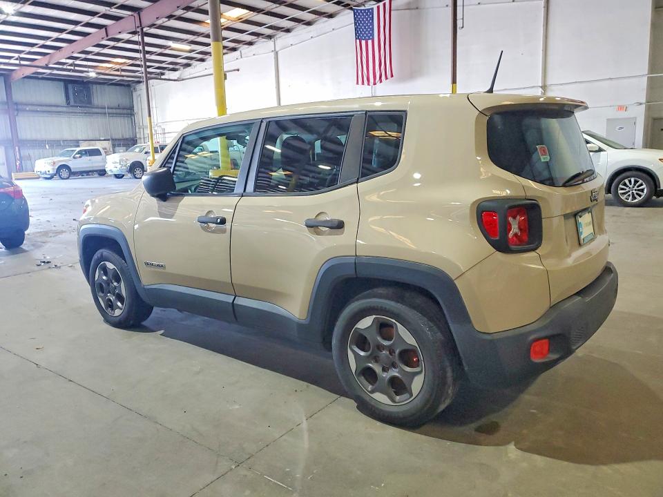 2015 Jeep Renegade VIN ZACCJAAT0FPB73186 COPART salvage auction — FRONT END, Oh - Certificate Of Title, sold $675 on 2026-08-03 (photo 2)