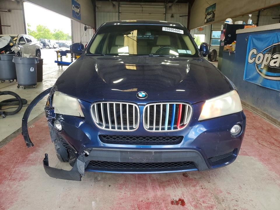 2011 BMW X3 VIN 5UXWX5C53BL713999 COPART salvage auction — FRONT END, NY - MV-907A SALVAGE CERTIFICATE, sold $175 on 2026-07-20 (photo 5)