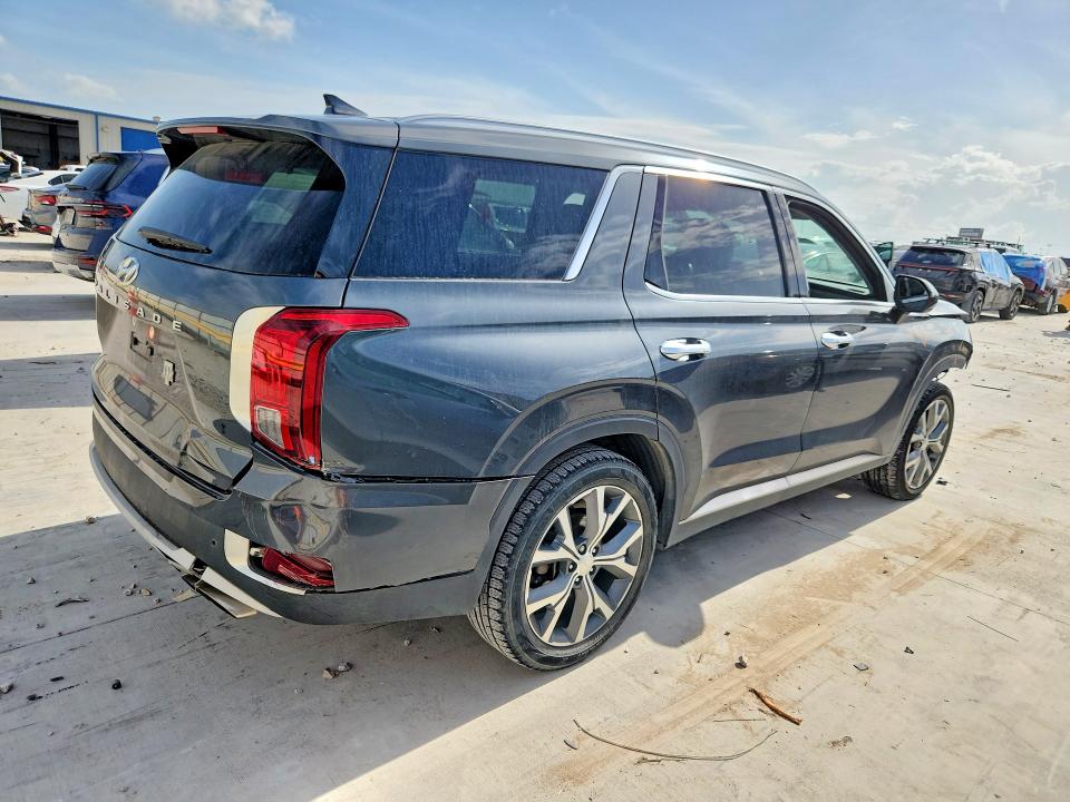 2020 Hyundai Palisade VIN KM8R44HE7LU109552 COPART salvage auction — FRONT END, TX - SALVAGE VEHICLE TITLE (P), sold $800 on 2026-07-28 (photo 3)