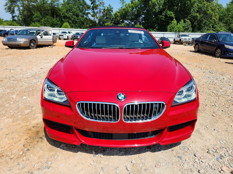 2015 BMW 6 series VIN WBAYP5C58FD873125 COPART salvage auction — SIDE, NC - SALVAGE CERTIFICATE OF TITLE, sold $2,150 on 2026-07-27 (photo 5)