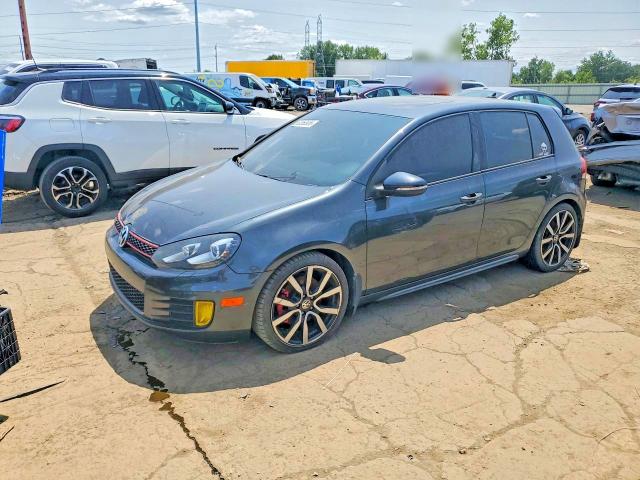 2014 Volkswagen Gti VIN WVWGD7AJ6EW010345 COPART salvage auction — FRONT END, MI - CERTIFICATE OF TITLE, sold $2,650 on 2026-08-07 (photo 1)