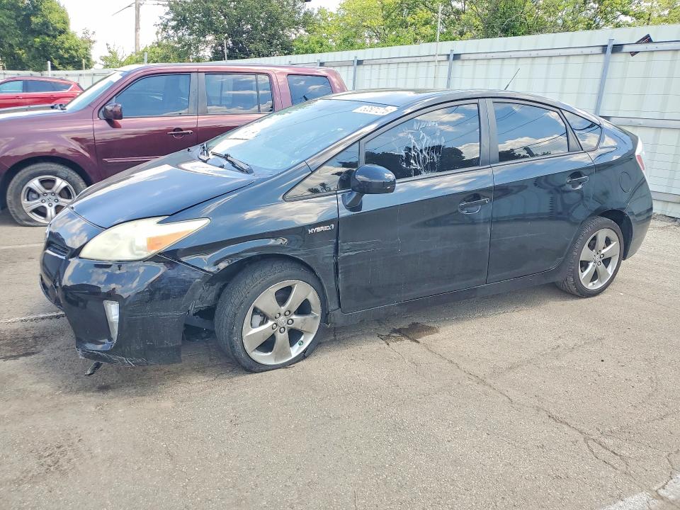 2013 Toyota Prius VIN JTDKN3DU6D5590139 COPART salvage auction — FRONT END, Oh - Cert Of Title-Salvage, sold $100 on 2026-07-29 (photo 1)