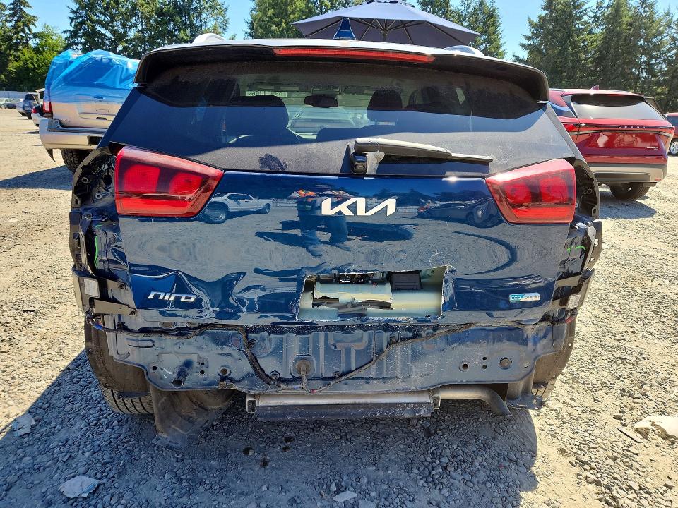 2022 Kia Niro VIN KNDCM3LD4N5495993 COPART salvage auction — REAR END, Wa - Bill Of Sale, sold $6,200 on 2026-07-14 (photo 6)