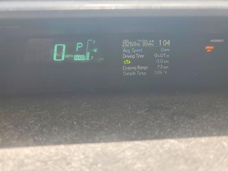 2013 Toyota Prius c VIN JTDKDTB39D1052927 COPART salvage auction — FRONT END, NV - CERTIFICATE OF TITLE, sold $675 on 2026-07-27 (photo 9)