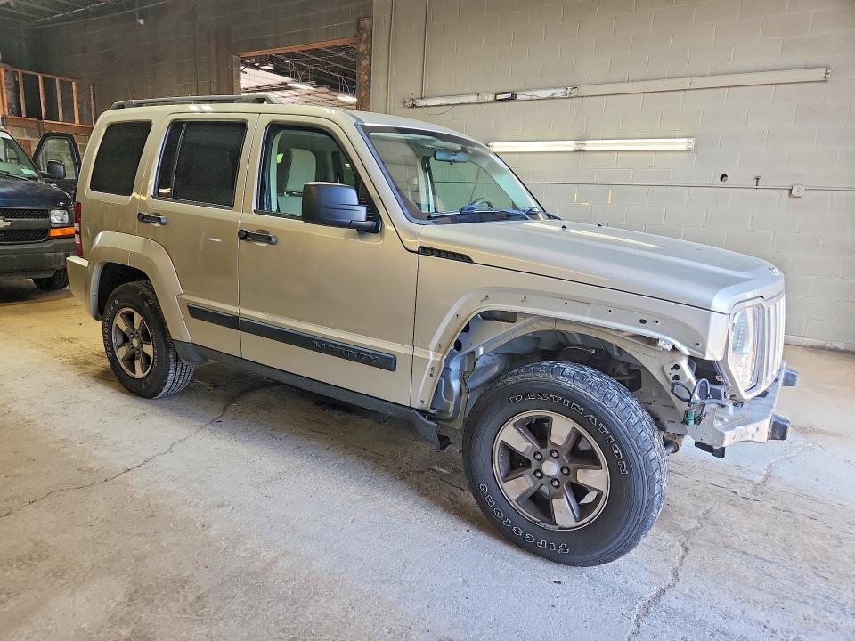 2008 Jeep Liberty VIN 1J8GN28K08W269800 COPART salvage auction — FRONT END, Ny - Mv-907A Salvage Certificate, sold $600 on 2026-07-27 (photo 4)