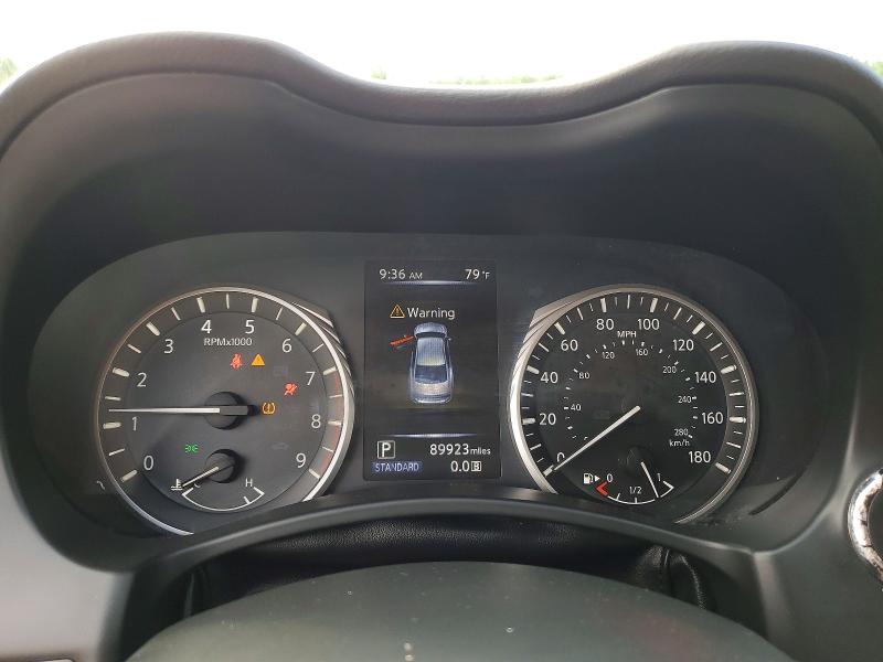 2018 Infiniti Q50 VIN JN1EV7AR3JM439316 COPART salvage auction — FRONT END, KY - CERT OF TITLE-REBUILT VEHICLE, sold $2,100 on 2026-07-13 (photo 9)