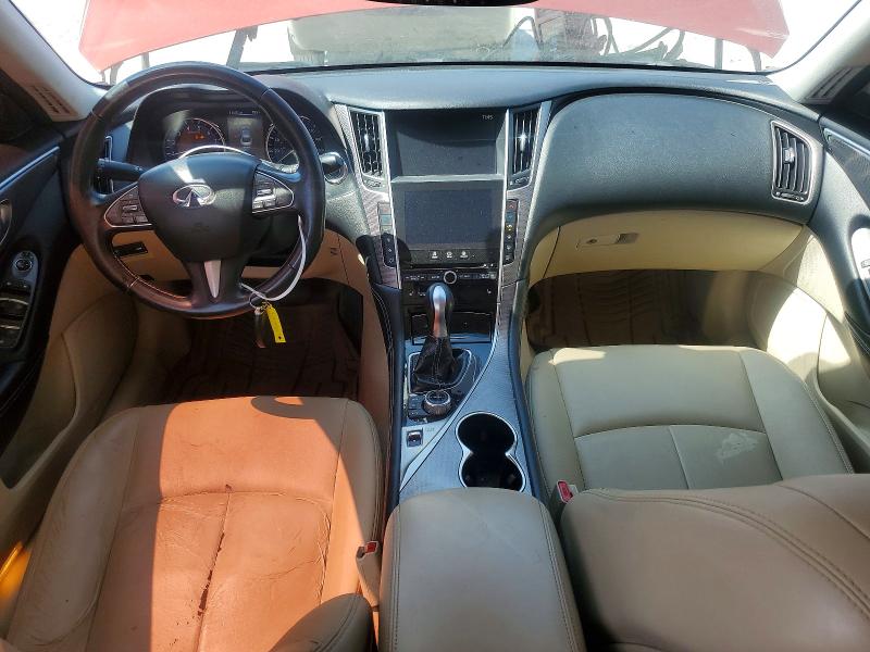 2015 Infiniti Q50 VIN JN1BV7APXFM335141 COPART salvage auction — FRONT END, Ok - Certificate Of Title, sold $2,000 on 2026-07-14 (photo 8)