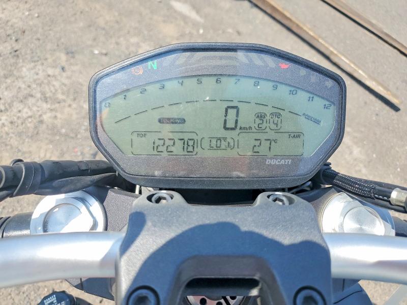 2015 Ducati Monster VIN ZDM1RBTS1FB014722 COPART salvage auction — FRONT END, Qc - Gravement Accidente, sold $1,150 on 2026-08-18 (photo 7)
