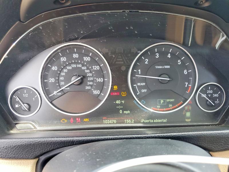 2013 BMW 3er VIN WBA3B1C59DF462657 COPART salvage auction — FRONT END, Or - Cert Of Title-Reconstructed, sold $1,700 on 2026-08-11 (photo 9)