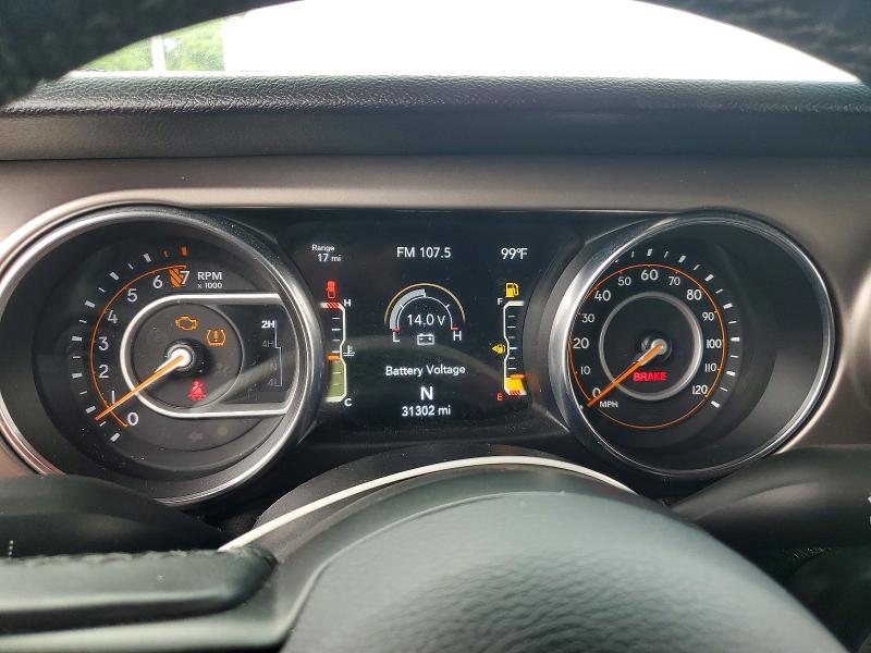 2020 Jeep Gladiator VIN 1C6HJTAG4LL215629 COPART salvage auction — NORMAL WEAR, Fl - Cert Of Title-Rebuilt, sold $15,200 on 2026-07-27 (photo 9)