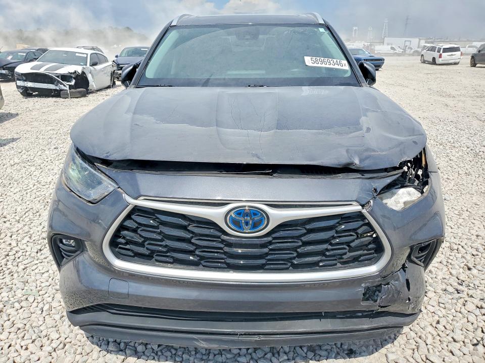 2022 Toyota Highlander hybrid VIN 5TDGARAH3NS512084 COPART salvage auction — FRONT END, GA - CERT OF TITLE-SALVAGE, sold $15,200 on 2026-07-14 (photo 5)