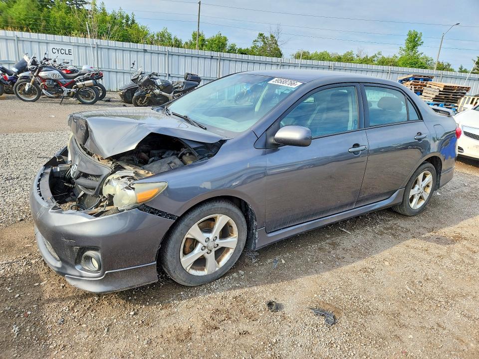 2011 Toyota Corolla VIN 2T1BU4EE8BC588084 COPART salvage auction — FRONT END, ON - PERMIT NO BRAND - UNFIT, sold $1,700 on 2026-07-28 (photo 1)