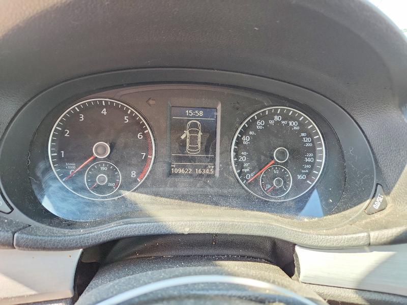 2013 Volkswagen Passat VIN 1VWBP7A35DC024110 COPART salvage auction — HAIL, Salvage Title, sold $225 on 2026-08-05 (photo 9)