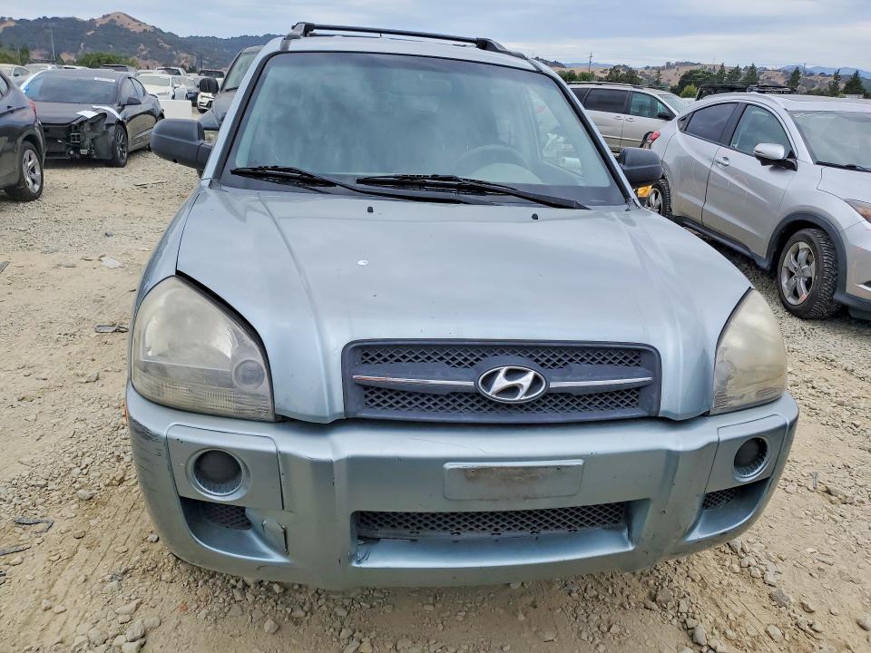 2006 Hyundai Tucson VIN KM8JM12B56U480210 COPART salvage auction — REAR END, CA - SALVAGE CERTIFICATE, sold $800 on 2026-07-16 (photo 5)