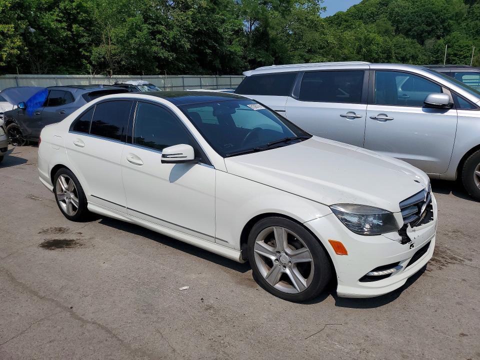 2011 Mercedes-benz C class VIN WDDGF8BB6BR146143 COPART salvage auction — MECHANICAL, IL - CERTIFICATE OF TITLE, sold $100 on 2026-07-23 (photo 4)
