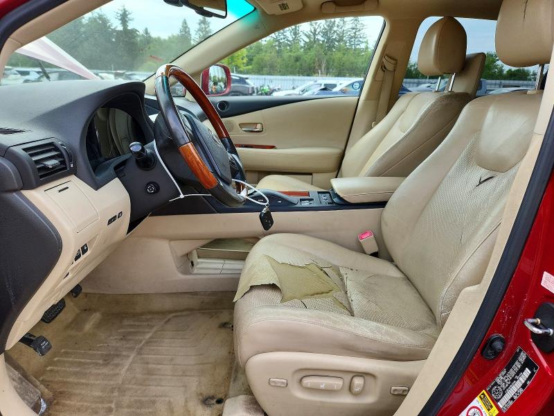 2011 Lexus Rx VIN JTJBK1BA7B2437934 COPART salvage auction — FRONT END, On - Permit Salvage, sold $3,050 on 2026-07-21 (photo 7)