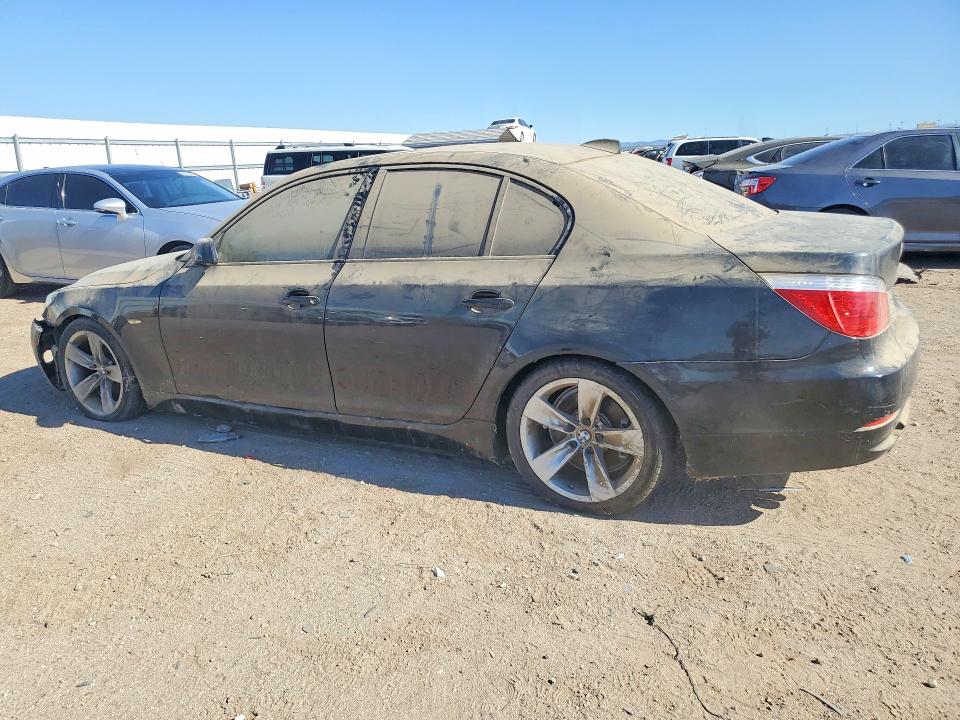 2008 BMW 5 series VIN WBANU535X8CT17421 COPART salvage auction — FRONT END, Ca - Dis/Dlr/Exp Clean W/Salv Hist, sold $375 on 2026-08-03 (photo 2)