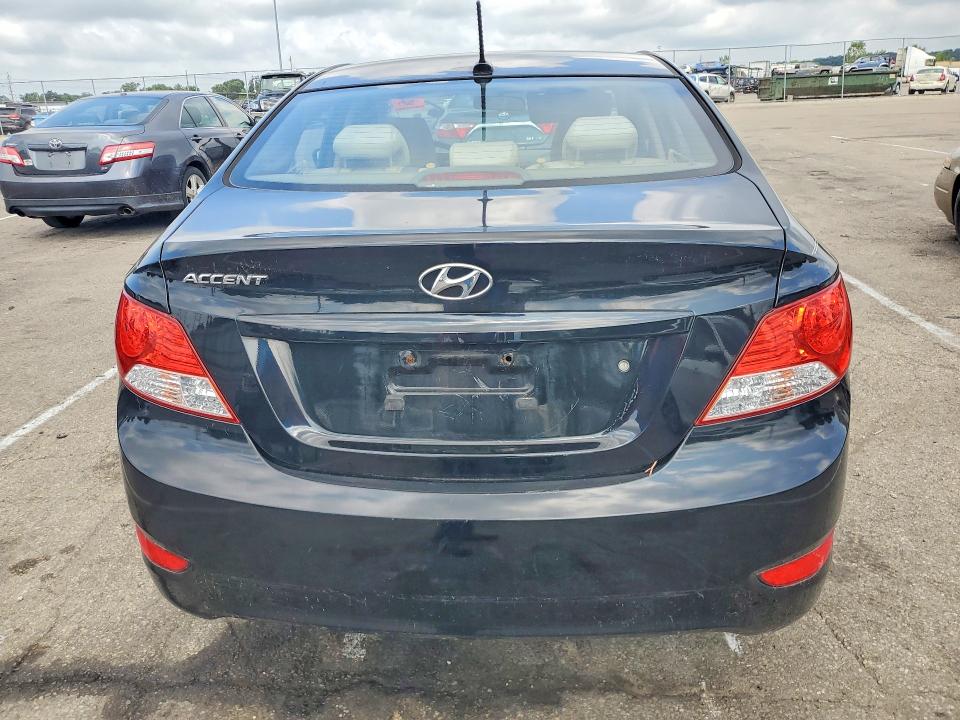 2013 Hyundai VIN KMHCT4AE2DU459675 COPART salvage auction — VANDALISM, Oh - Cert Of Title-Salvage, sold $200 on 2026-07-15 (photo 6)