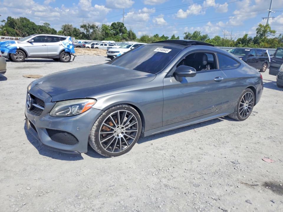 2017 Mercedes-benz C-klasse VIN WDDWJ4JB0HF356445 COPART salvage auction — ROOF, Fl - Certificate Of Title (P), sold $425 on 2026-07-28 (photo 1)