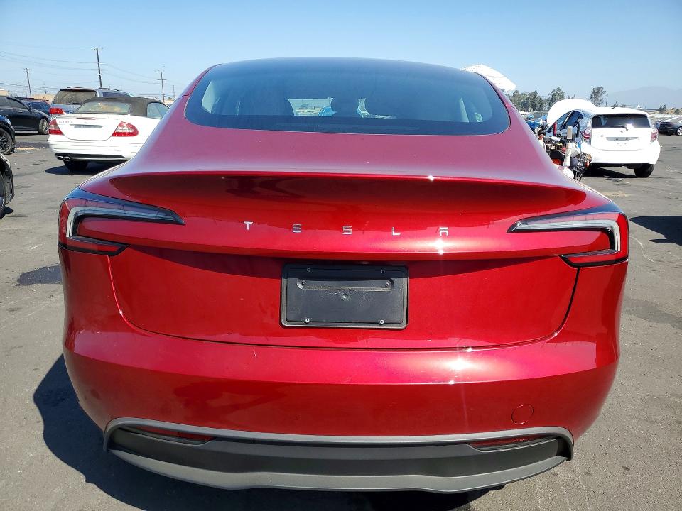 2024 Tesla Model 3 VIN 5YJ3E1EA5RF725095 COPART salvage auction — SIDE, Ca - Salvage Certificate, sold $5,200 on 2026-07-27 (photo 6)