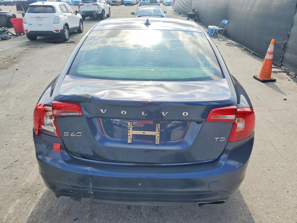 2015 Volvo S60 VIN YV140MFK7F2355272 COPART salvage auction — REAR END, Oh - Certificate Of Title, sold $1,150 on 2026-08-13 (photo 6)