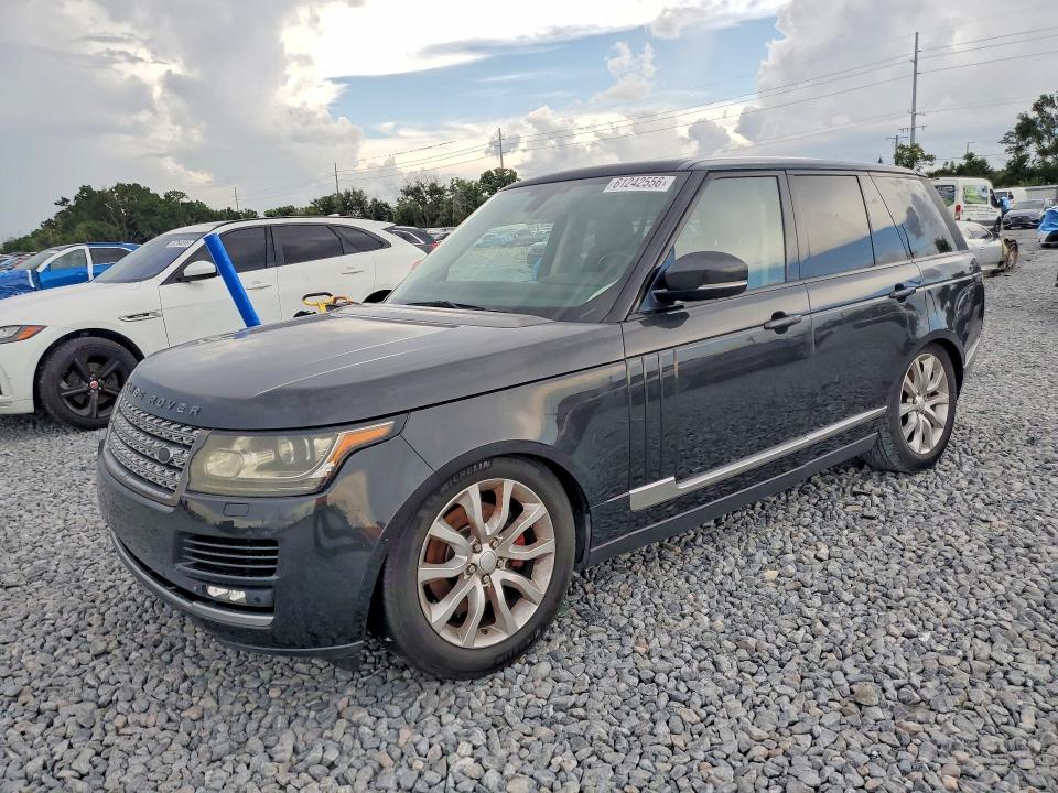 2014 Land rover RANGE ROVER VIN SALGS2WF3EA176129 COPART salvage auction — NORMAL WEAR, Fl - Certificate Of Title, sold $7,200 on 2026-07-27 (photo 1)