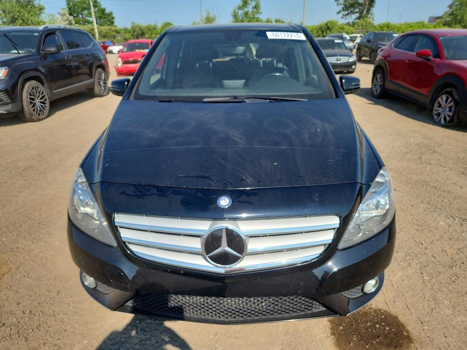 2014 Mercedes-benz B-klasse VIN WDDMH4EB2EJ245207 COPART salvage auction — REAR END, Qc - Gravement Accidente, sold $1,000 on 2026-08-18 (photo 5)