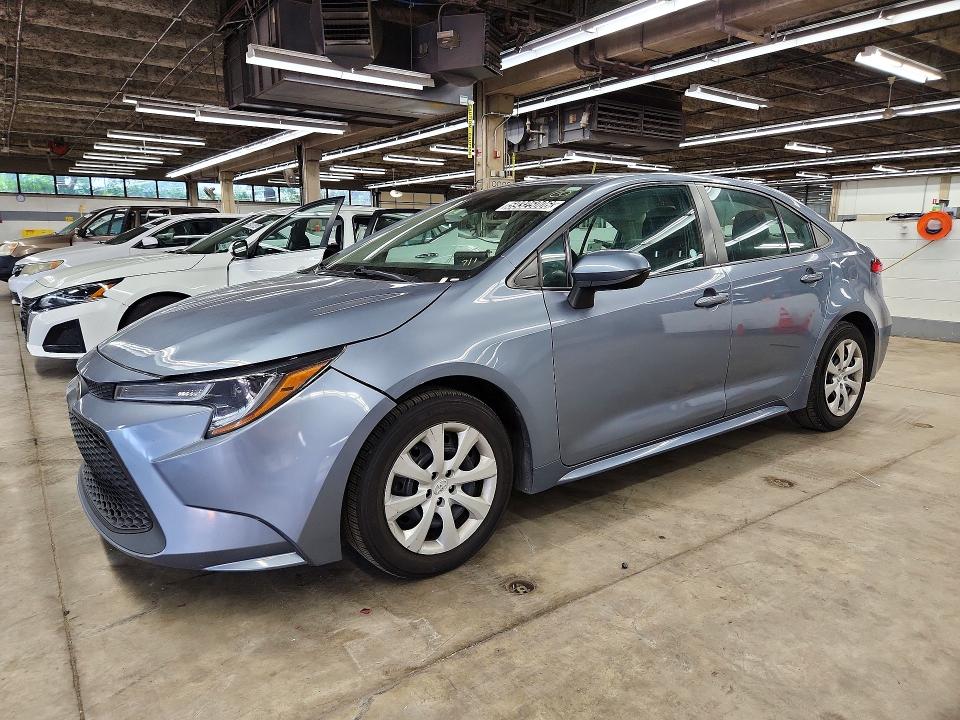 2021 Toyota Corolla VIN 5YFEPMAE3MP214401 COPART salvage auction — UNDERCARRIAGE, FL - CERTIFICATE OF TITLE, sold $4,650 on 2026-07-15 (photo 1)