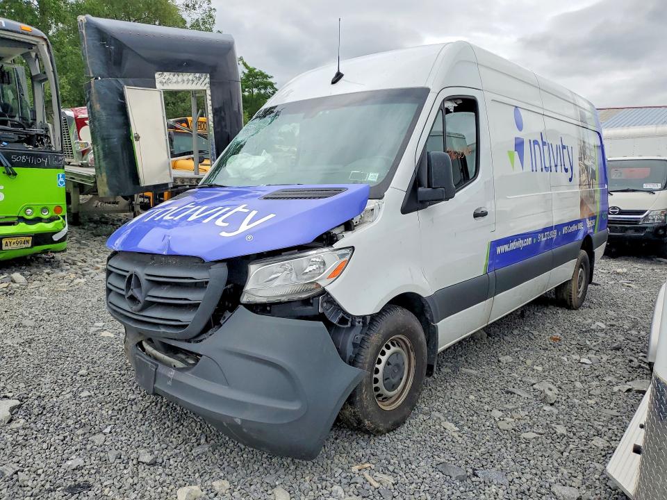 2023 Mercedes-benz Sprinter VIN W1Y4NCHY6PT123594 COPART salvage auction — FRONT END, Ny - Mv-907A Salvage Certificate, sold $6,800 on 2026-07-15 (photo 1)