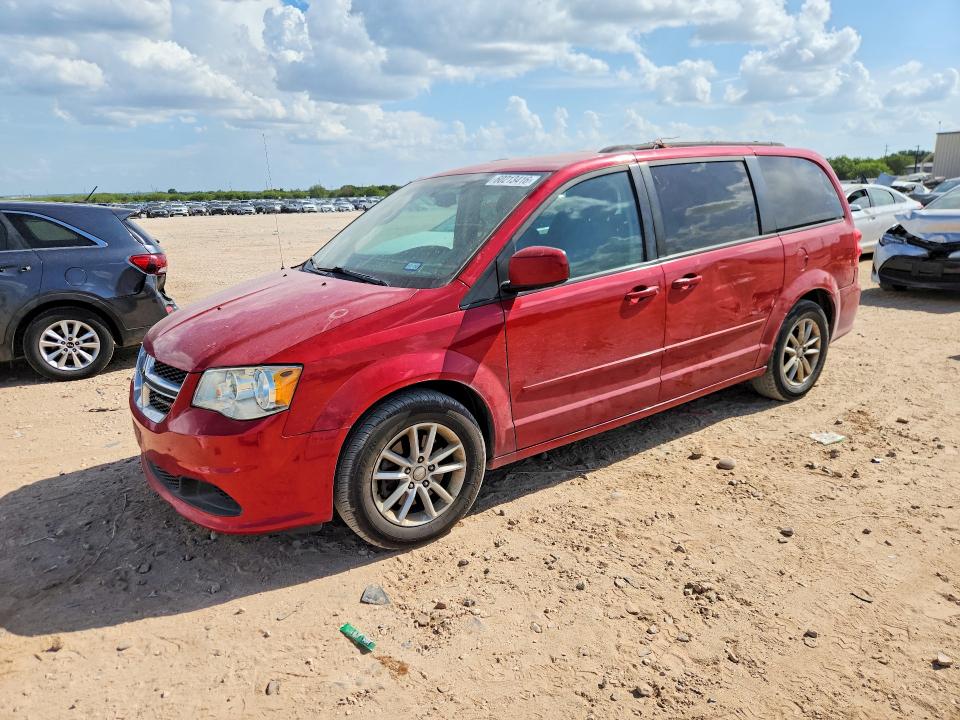 2014 Dodge Caravan VIN 2C4RDGCG2ER250818 COPART salvage auction — MINOR DENT/SCRATCHES, Tx - Certificate Of Title, sold $375 on 2026-07-23 (photo 1)