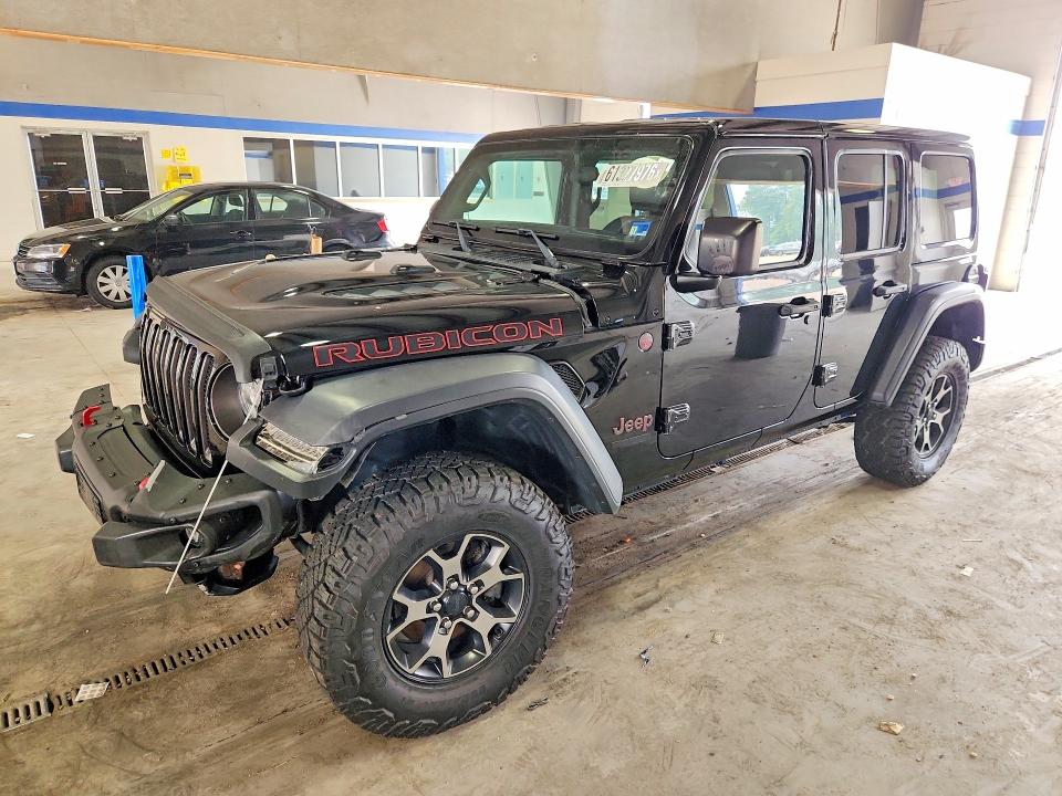 2018 Jeep Wrangler / VIN 1C4HJXFG4JW146879 — COPART salvage auction photo