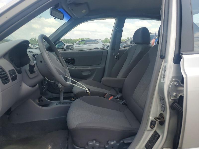 2004 Hyundai Accent VIN KMHCG45C24U552287 COPART salvage auction — FRONT END, Va - Cert Of Title - Salvage, sold $200 on 2026-07-15 (photo 7)