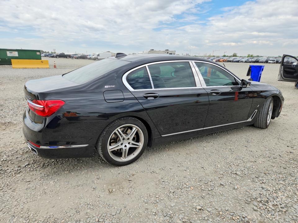 2018 BMW 7er VIN WBA7J2C52JG938408 COPART salvage auction — HAIL, Co - Certificate Of Title, sold $12,000 on 2026-08-13 (photo 3)
