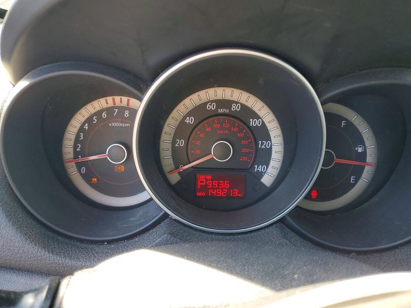 2012 Kia Forte VIN KNAFU4A2XC5615875 COPART salvage auction — REAR END, Ca - Salvage Certificate, sold $450 on 2026-07-29 (photo 9)