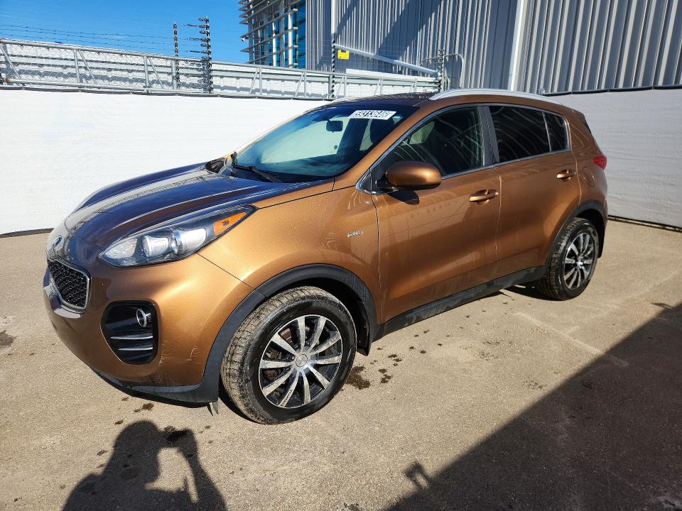 2017 Kia Sportage VIN KNDPMCAC7H7088366 COPART salvage auction — NORMAL WEAR, Ab - Bos - Active, sold $3,450 on 2026-07-29 (photo 1)