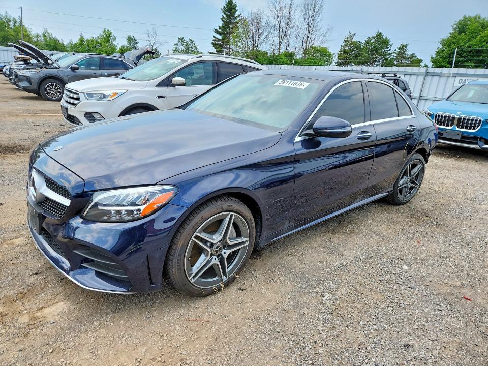 2019 Mercedes-benz C class VIN 55SWF8EB9KU317635 — COPART salvage auction photo
