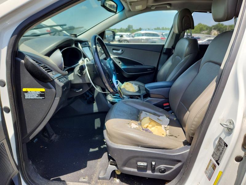 2013 Hyundai Santa fe VIN 5XYZWDLA1DG106670 COPART salvage auction — FRONT END, Pa - Certificate Of Salvage, sold $1,500 on 2026-07-24 (photo 7)