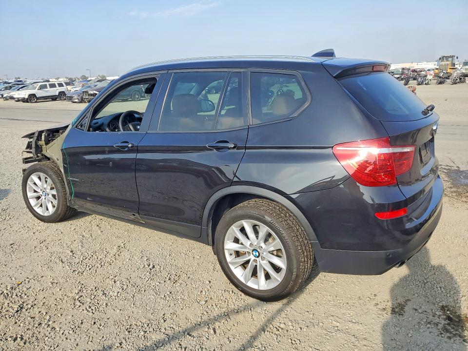 2016 BMW X3 VIN 5UXWY3C53G0N88190 COPART salvage auction — FRONT END, Ca - Salvage Certificate, sold $4,100 on 2026-07-24 (photo 2)