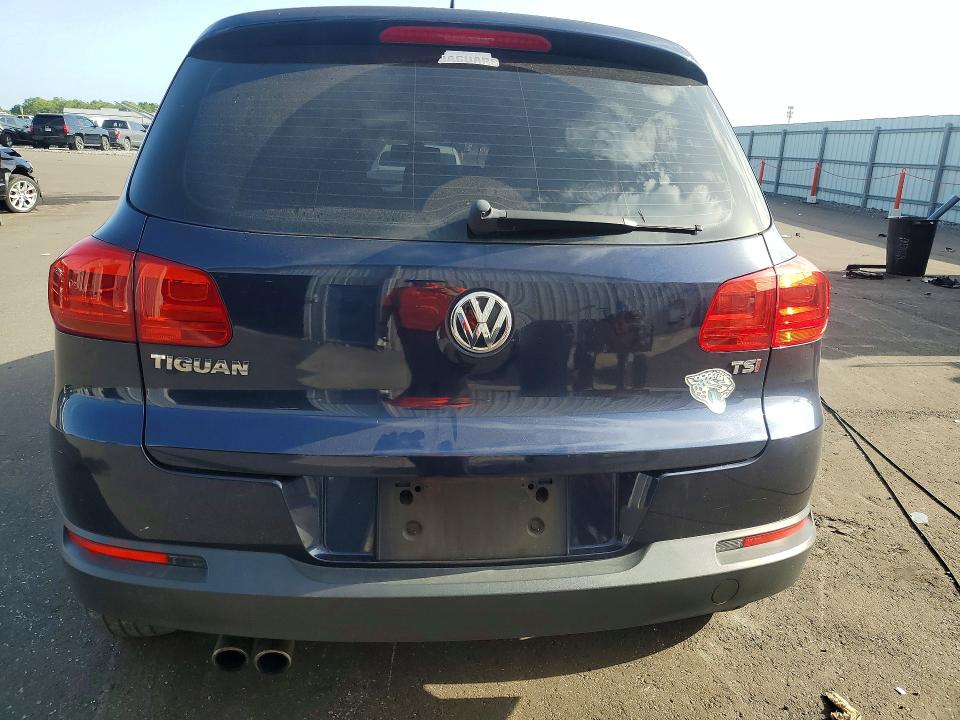 2016 Volkswagen Tiguan VIN WVGAV7AX1GW539109 COPART salvage auction — FRONT END, Fl - Cert Of Title Slvg Rebuildable, sold $1,000 on 2026-07-22 (photo 6)