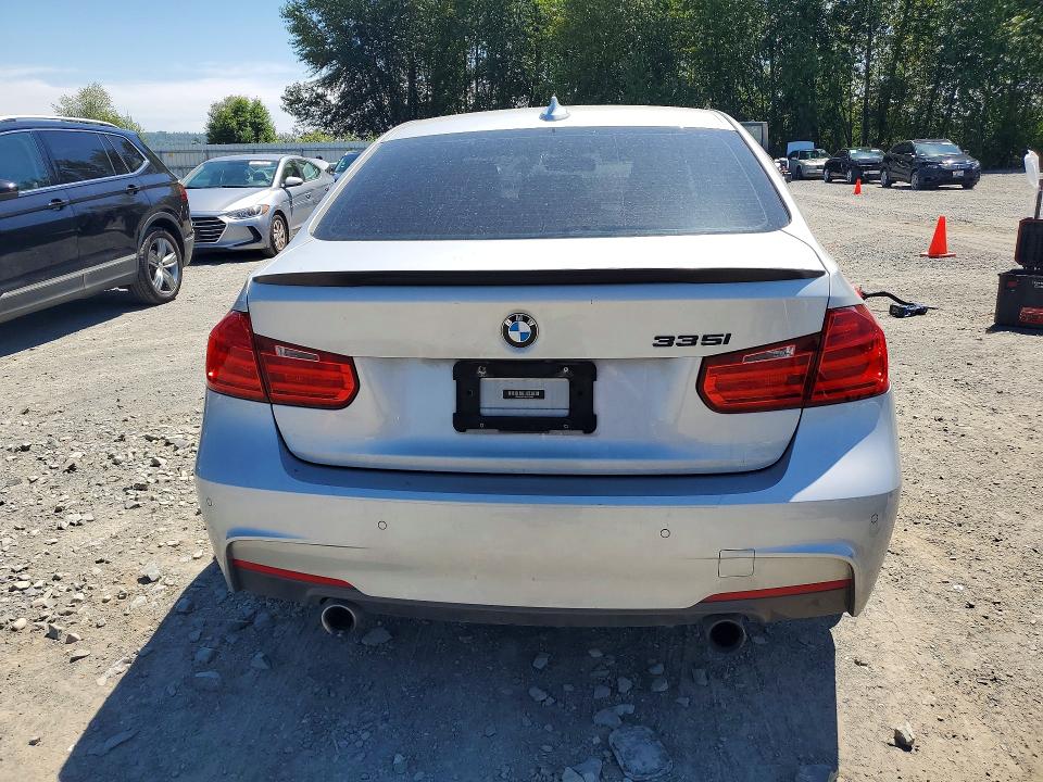 2015 BMW 3er VIN WBA3A9C5XFK472688 COPART salvage auction — FRONT END, Wa - Bill Of Sale, sold $2,100 on 2026-07-13 (photo 6)