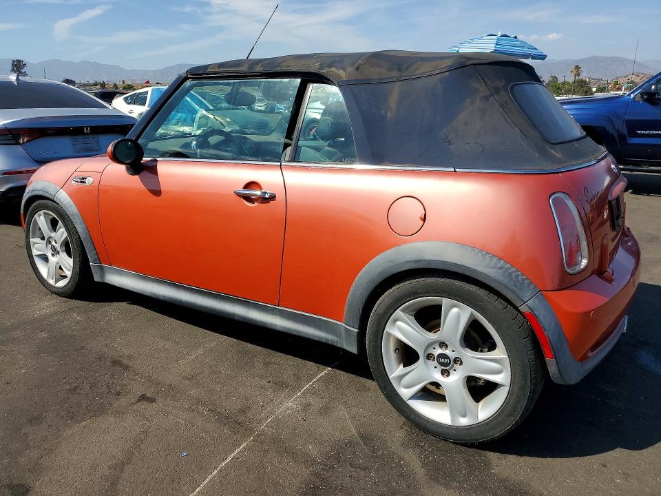 2006 Mini Cooper VIN WMWRH33586TK59185 COPART salvage auction — MINOR DENT/SCRATCHES, Ca - Salvage Certificate, sold $300 on 2026-07-29 (photo 2)