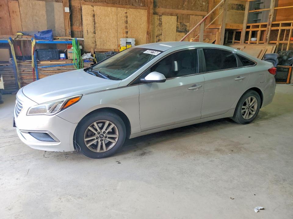 2017 Hyundai Sonata VIN 5NPE24AF4HH473344 COPART salvage auction — FRONT END, Ca - Certificate Of Title, sold $100 on 2026-07-28 (photo 1)