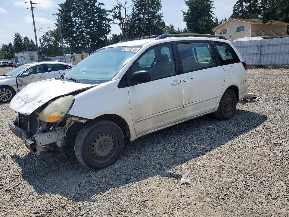 2005 Toyota Sienna VIN 5TDZA23C65S323835 COPART salvage auction — FRONT END, Wa - Bill Of Sale, sold $200 on 2026-07-31 (photo 1)