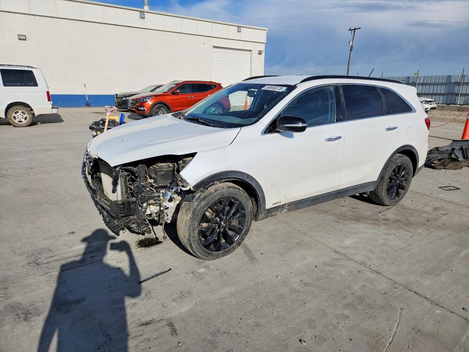 2020 Kia Sorento VIN 5XYPGDA5XLG682234 COPART salvage auction — FRONT END, Ut - Salvage Certificate, sold $1,650 on 2026-08-24 (photo 1)