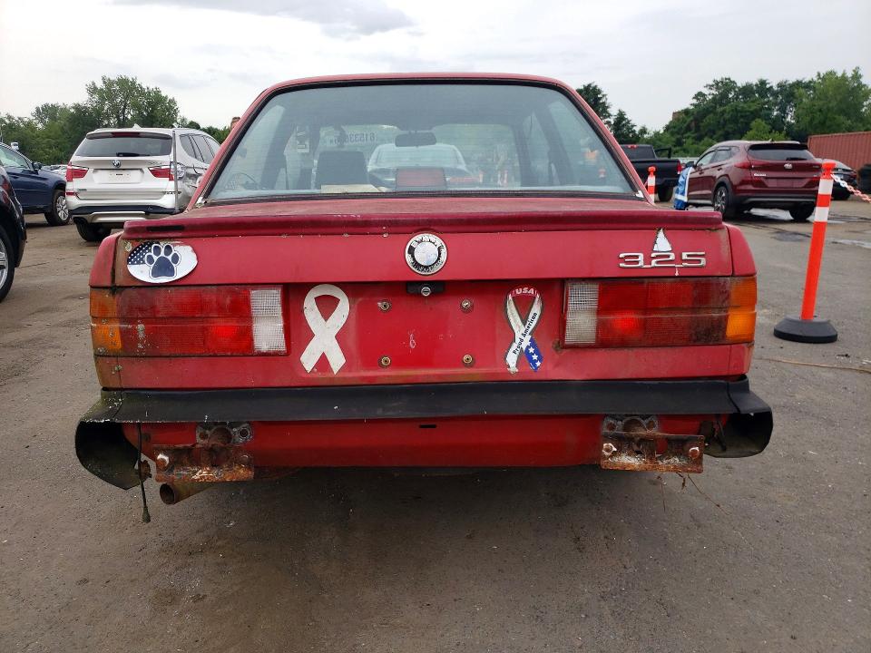 1987 BMW 3 series VIN WBAAB6402H1689134 COPART salvage auction — FRONT END, Ct - Certificate Of Title, sold $500 on 2026-07-31 (photo 6)