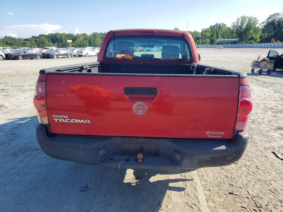 2008 Toyota Tacoma VIN 5TENX22N58Z486757 COPART salvage auction — MECHANICAL, SC - CERTIFICATE OF TITLE, sold $2,550 on 2026-07-29 (photo 6)