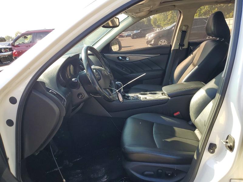 2016 Infiniti Q50 VIN JN1EV7AR8GM345912 COPART salvage auction — FRONT END, OH - CERT OF TITLE-REPOSSESSION, sold $1,100 on 2026-07-28 (photo 7)
