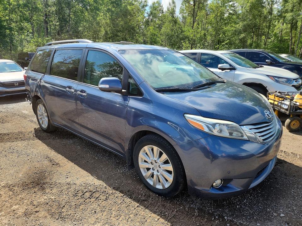 2015 Toyota Sienna VIN 5TDDK3DC5FS095453 COPART salvage auction — REAR END, On - Permit Salvage, sold $2,050 on 2026-07-21 (photo 4)