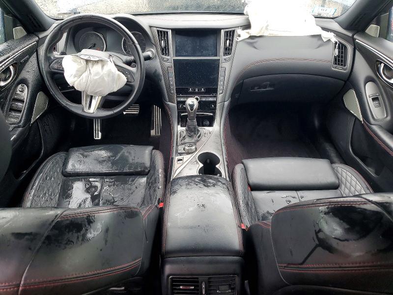 2023 Infiniti Q50 VIN JN1FV7DR8PM590631 COPART salvage auction — FRONT END, Salvage Title, sold $13,500 on 2026-09-02 (photo 8)